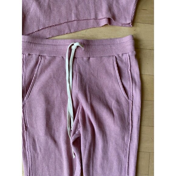 TWENTY Montreal 2 Piece Set Sz XSmall BNWOT Thermal Waffle Jogger - Picture 3 of 9